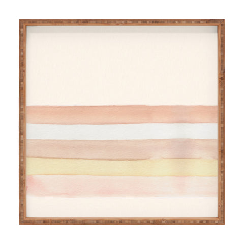 Wonder Forest She Said Stripes Square Tray