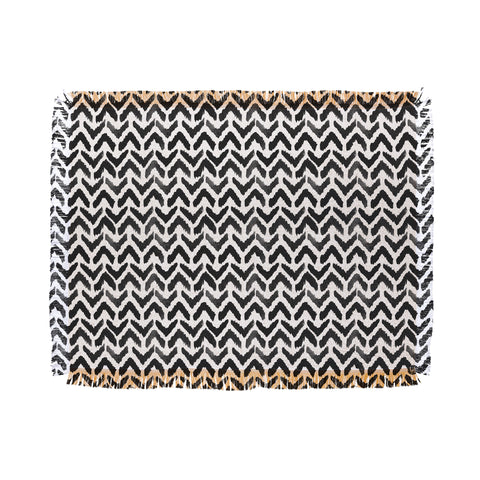 Wonder Forest Sketchy Chevron Throw Blanket