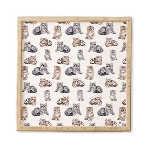 Wonder Forest Smitten Kittens Framed Wall Art