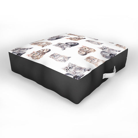 Wonder Forest Smitten Kittens Outdoor Floor Cushion