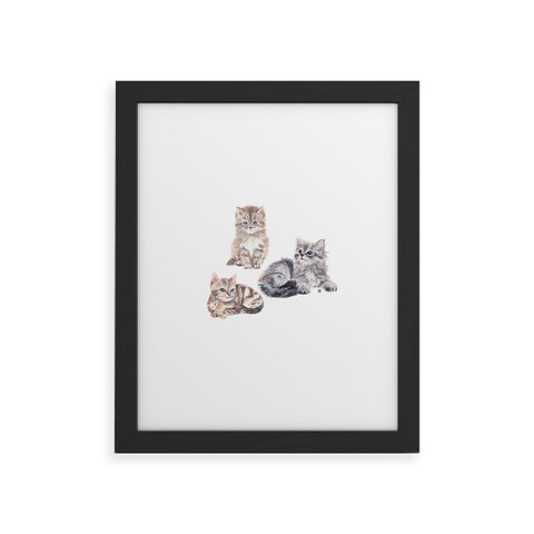 Wonder Forest Smitten Kittens Framed Art Print