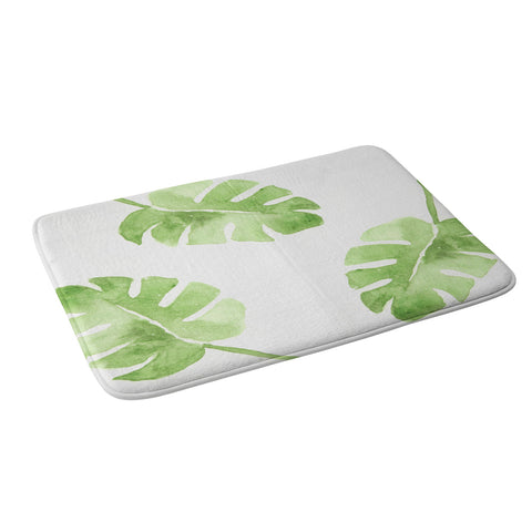 Wonder Forest Split Leaf Memory Foam Bath Mat