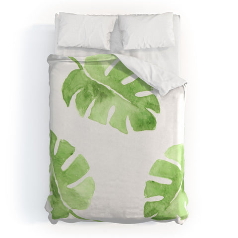 Wonder Forest Split Leaf Duvet Cover