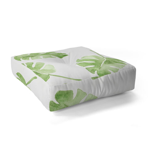 Wonder Forest Split Leaf Floor Pillow Square