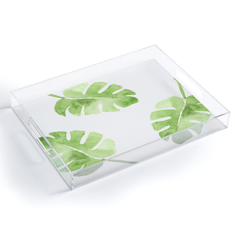 Wonder Forest Split Leaf Acrylic Tray