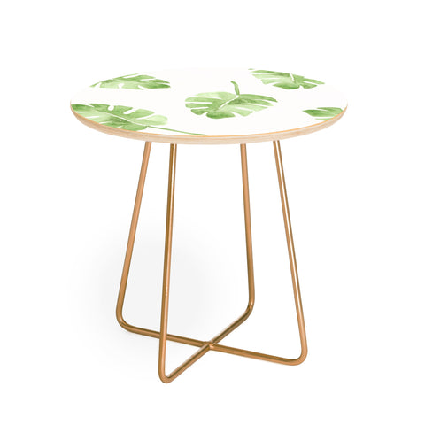Wonder Forest Split Leaf Round Side Table