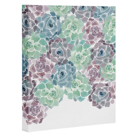 Wonder Forest Sweet Succulents Art Canvas