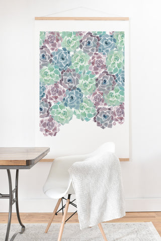 Wonder Forest Sweet Succulents Art Print And Hanger