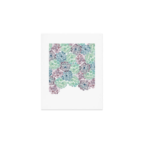 Wonder Forest Sweet Succulents Art Print