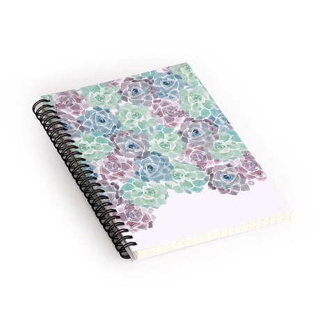Wonder Forest Sweet Succulents Spiral Notebook