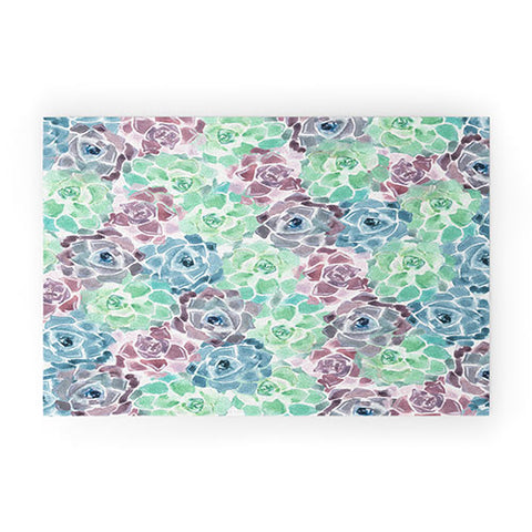 Wonder Forest Sweet Succulents Welcome Mat