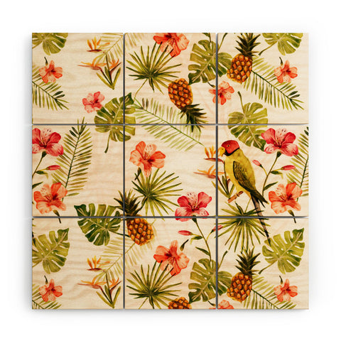 Wonder Forest Totally Tropical Wood Wall Mural