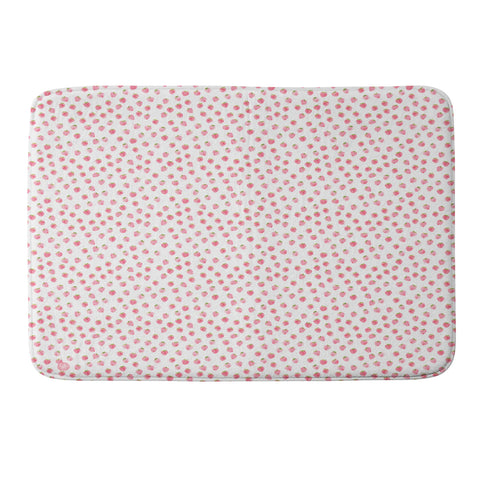 Wonder Forest Watercolour Strawberries Memory Foam Bath Mat