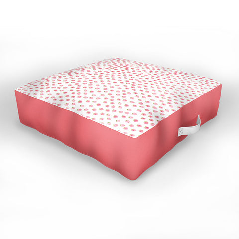 Wonder Forest Watercolour Strawberries Outdoor Floor Cushion