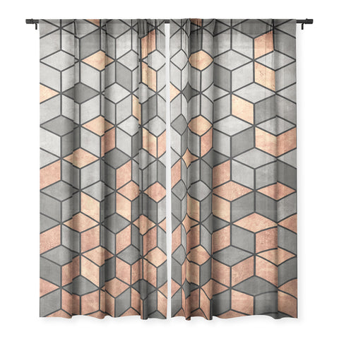 Zoltan Ratko Concrete and Copper Cubes Sheer Non Repeat