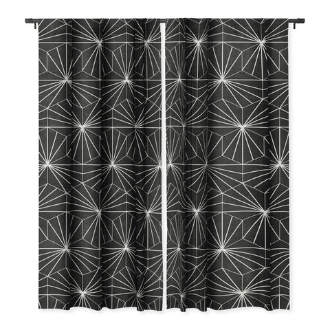 Zoltan Ratko Hexagonal Pattern Black Concrete Blackout Non Repeat