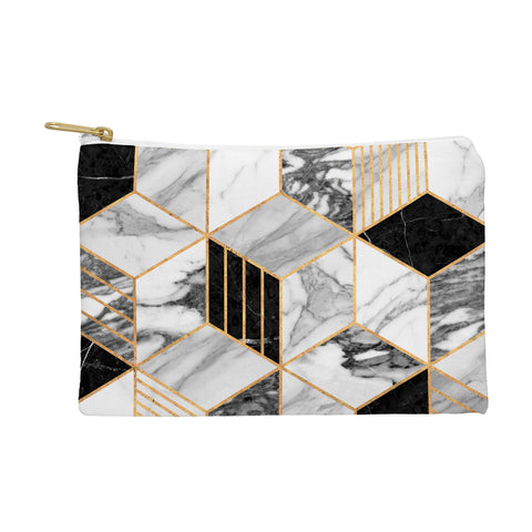 Zoltan Ratko Marble Cubes 2 Black and White Pouch