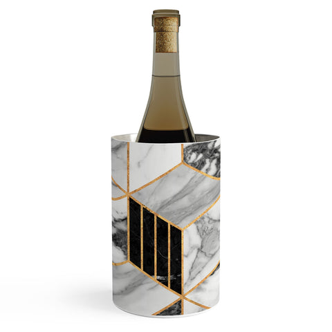 Zoltan Ratko Marble Cubes 2 Black and White Wine Chiller
