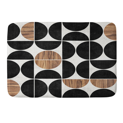Zoltan Ratko MidCentury Modern Pattern No1 Memory Foam Bath Mat