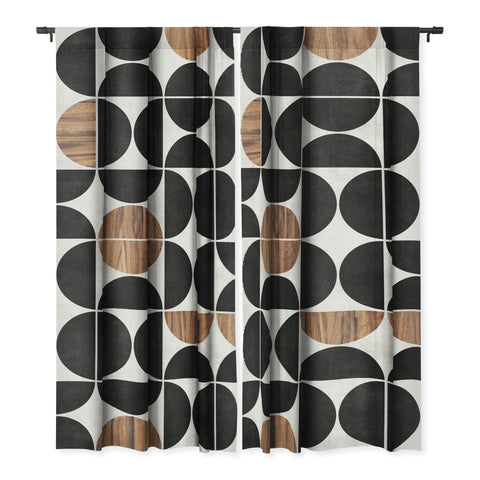 Zoltan Ratko MidCentury Modern Pattern No1 Blackout Non Repeat