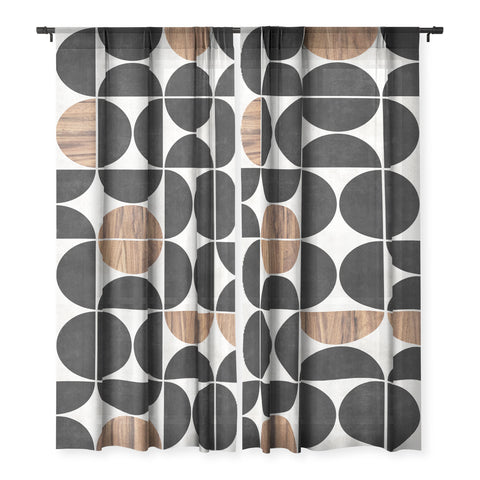 Zoltan Ratko MidCentury Modern Pattern No1 Sheer Non Repeat