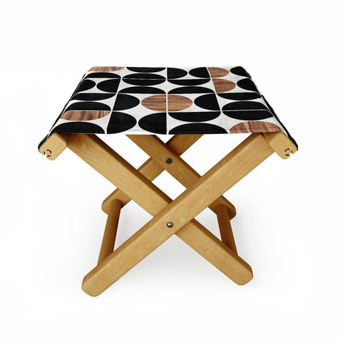 Zoltan Ratko MidCentury Modern Pattern No1 Folding Stool