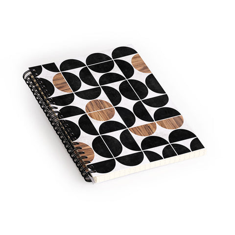 Zoltan Ratko MidCentury Modern Pattern No1 Spiral Notebook