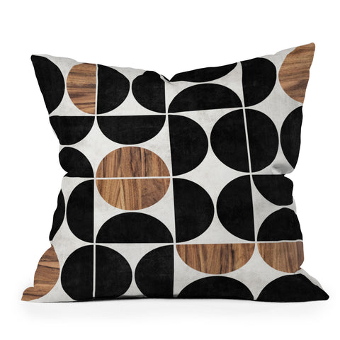 Zoltan Ratko MidCentury Modern Pattern No1 Throw Pillow