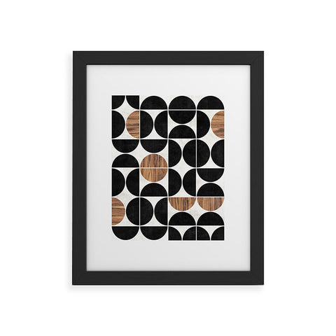 Zoltan Ratko MidCentury Modern Pattern No1 Framed Art Print