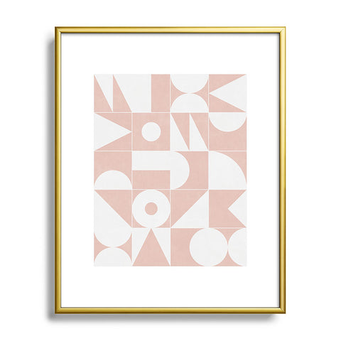 Zoltan Ratko My Favorite Geometric Pattern Metal Framed Art Print