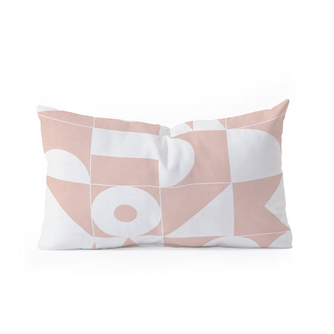 Zoltan Ratko My Favorite Geometric Pattern Oblong Throw Pillow