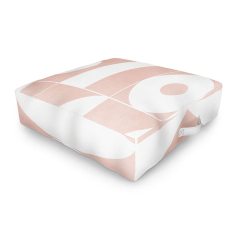 Zoltan Ratko My Favorite Geometric Pattern Outdoor Floor Cushion