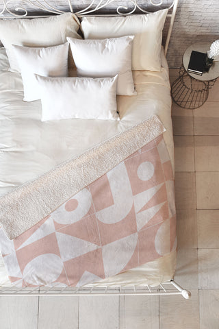 Zoltan Ratko My Favorite Geometric Pattern Fleece Throw Blanket