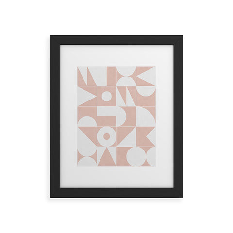 Zoltan Ratko My Favorite Geometric Pattern Framed Art Print