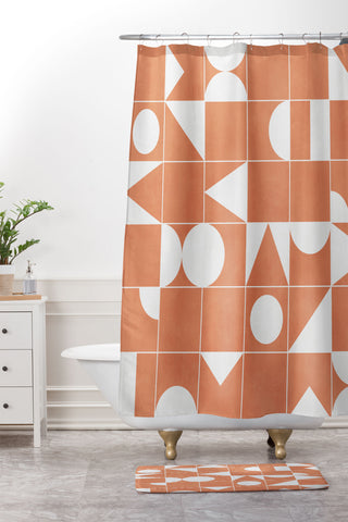 Zoltan Ratko My Favorite Geometric Patterns Shower Curtain And Mat