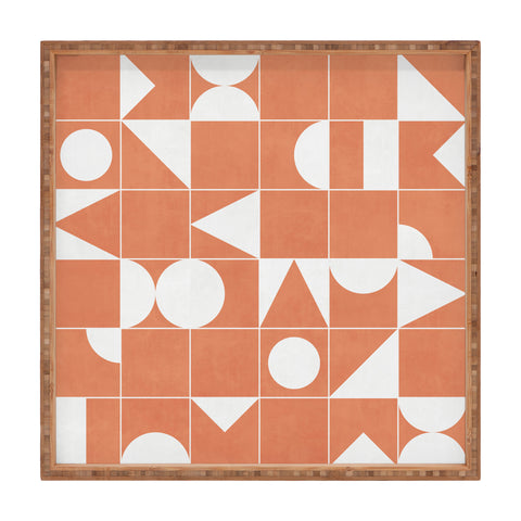 Zoltan Ratko My Favorite Geometric Patterns Square Tray