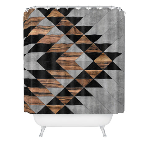 Zoltan Ratko Urban Tribal Pattern No10 Shower Curtain