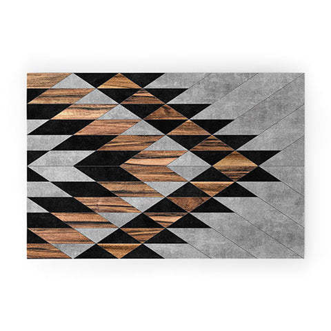 Zoltan Ratko Urban Tribal Pattern No10 Welcome Mat
