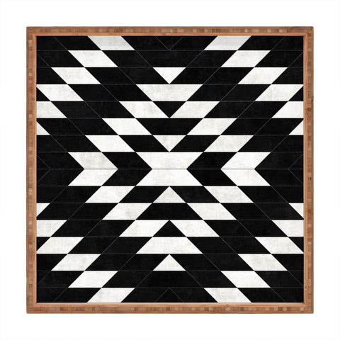 Zoltan Ratko Urban Tribal Pattern No14 Aztec Square Tray