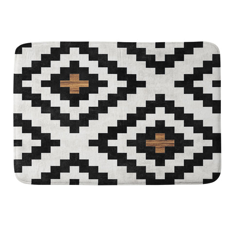 Zoltan Ratko Urban Tribal Pattern No16 Aztec Memory Foam Bath Mat