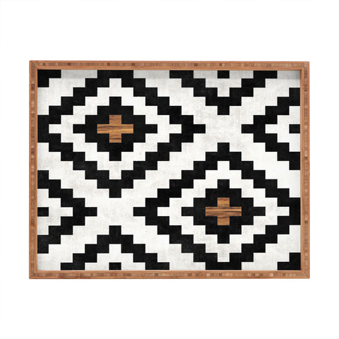 Zoltan Ratko Urban Tribal Pattern No16 Aztec Rectangular Tray