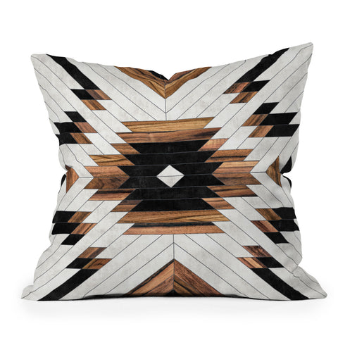Zoltan Ratko Urban Tribal Pattern No5 Throw Pillow