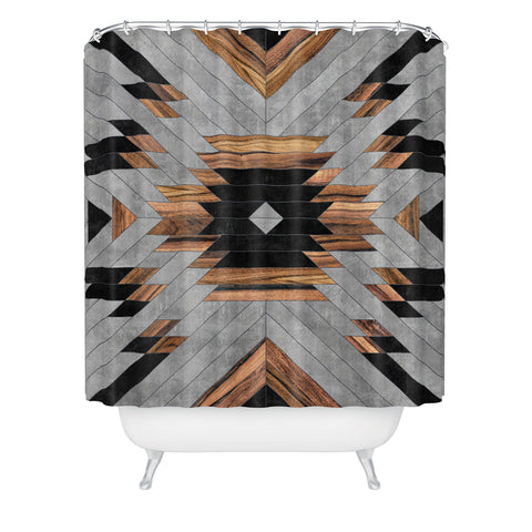 Zoltan Ratko Urban Tribal Pattern No6 Shower Curtain