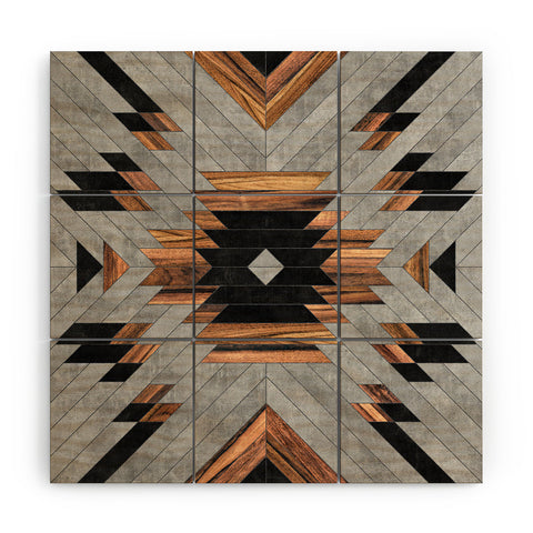 Zoltan Ratko Urban Tribal Pattern No6 Wood Wall Mural