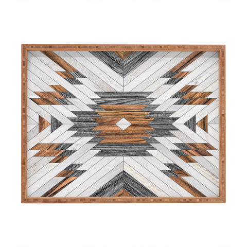 Zoltan Ratko Urban Tribal Pattern No8 Rectangular Tray