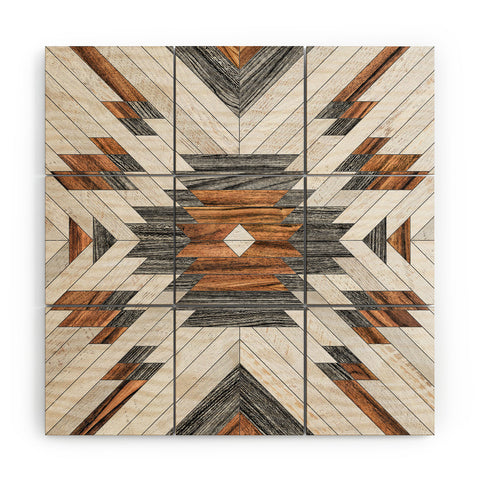 Zoltan Ratko Urban Tribal Pattern No8 Wood Wall Mural